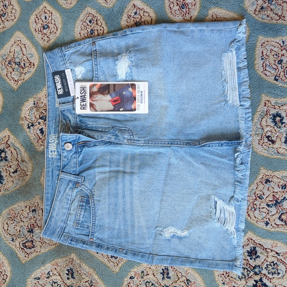Rewash Brand Vintage Reunion Women's Juniors The Mini Skirt NWT